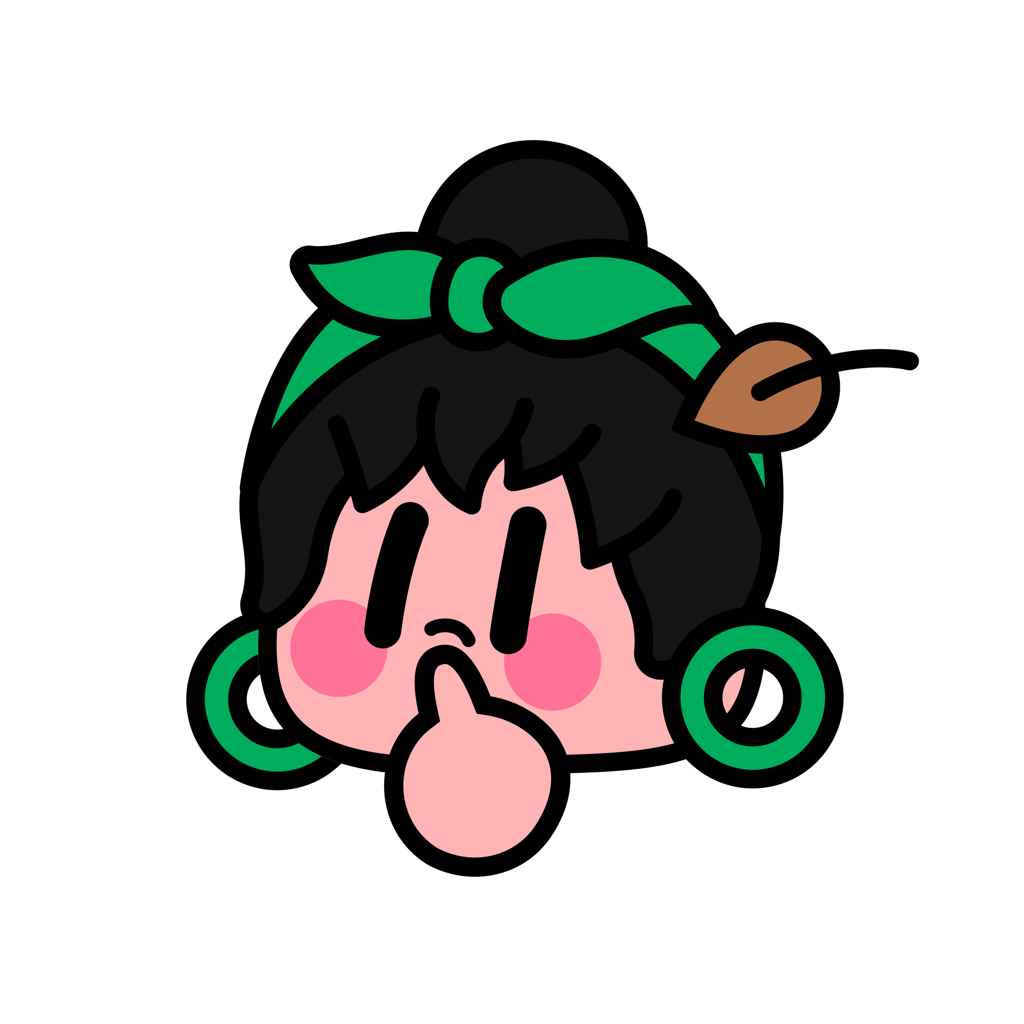 Cheers UP Emoji-挖鼻孔-33